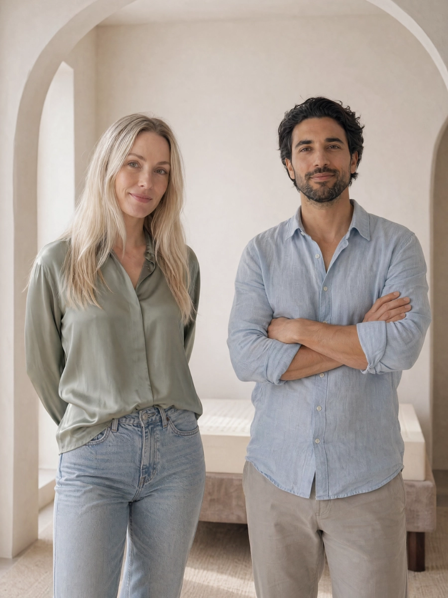 Eduardo y Leticia, cuarta generación de la familia Qenkō en su taller